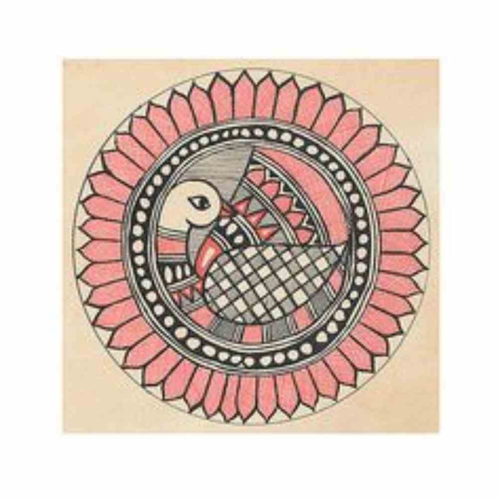 Madhubani Handpainted Greeting Cards ( 8*5 * 5.5 in )